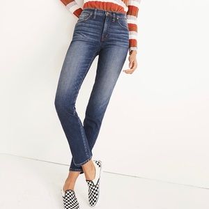 Madewell 27p Hammond wash slim straight jeans